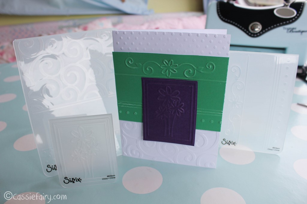 A New Diy Craft For Me Cardmaking Embossing My Thrifty Life By