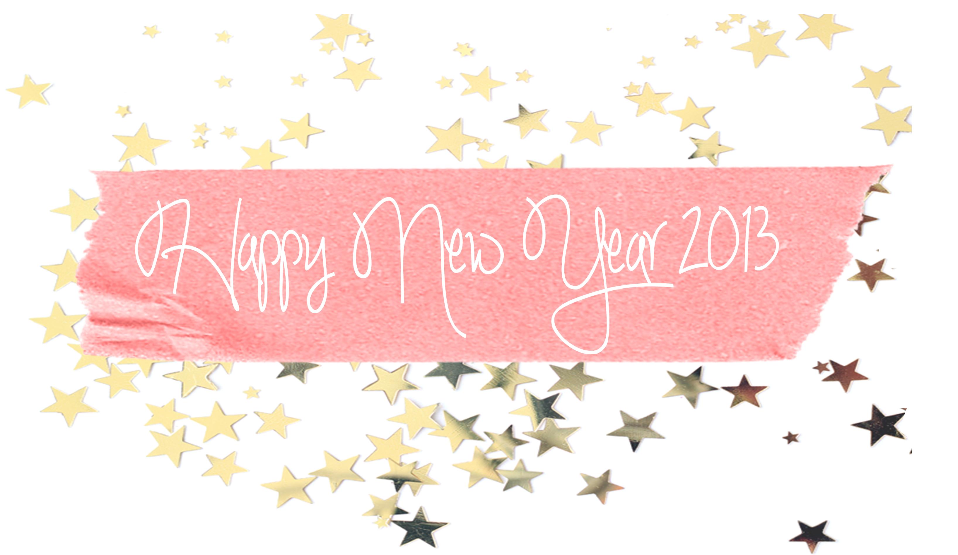 happy new year 2013 cassiefairy blog pic