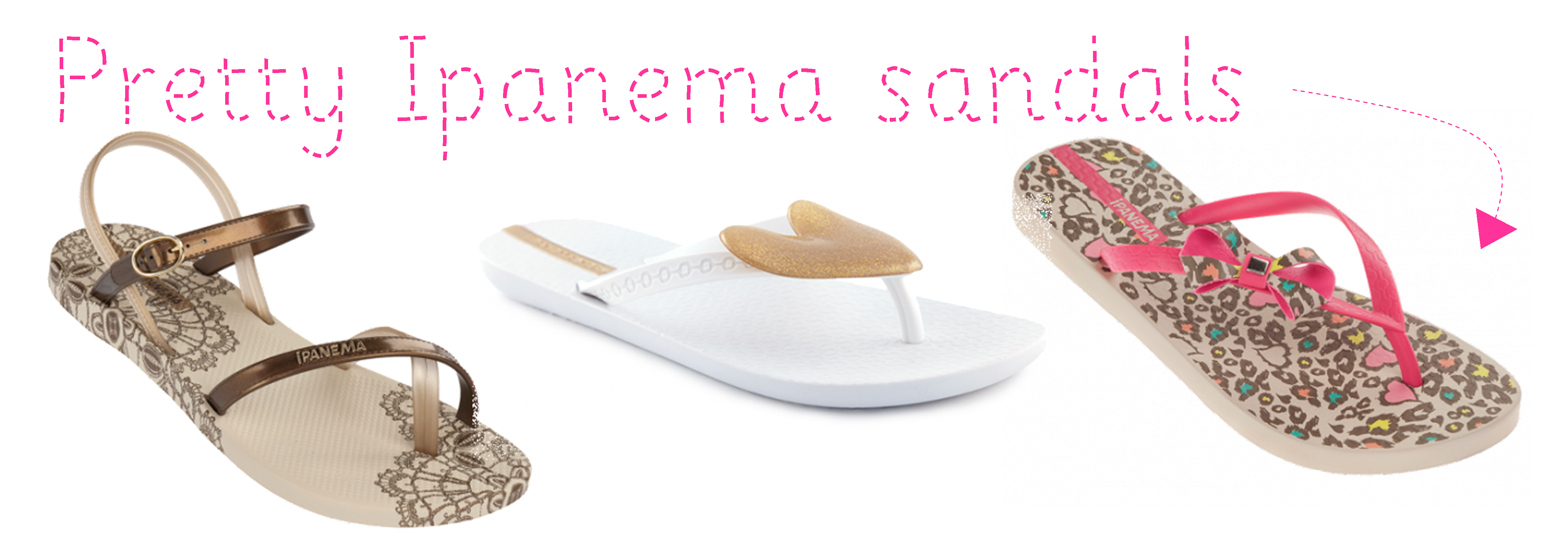 summer flip flops ipanema sandals from jamhill