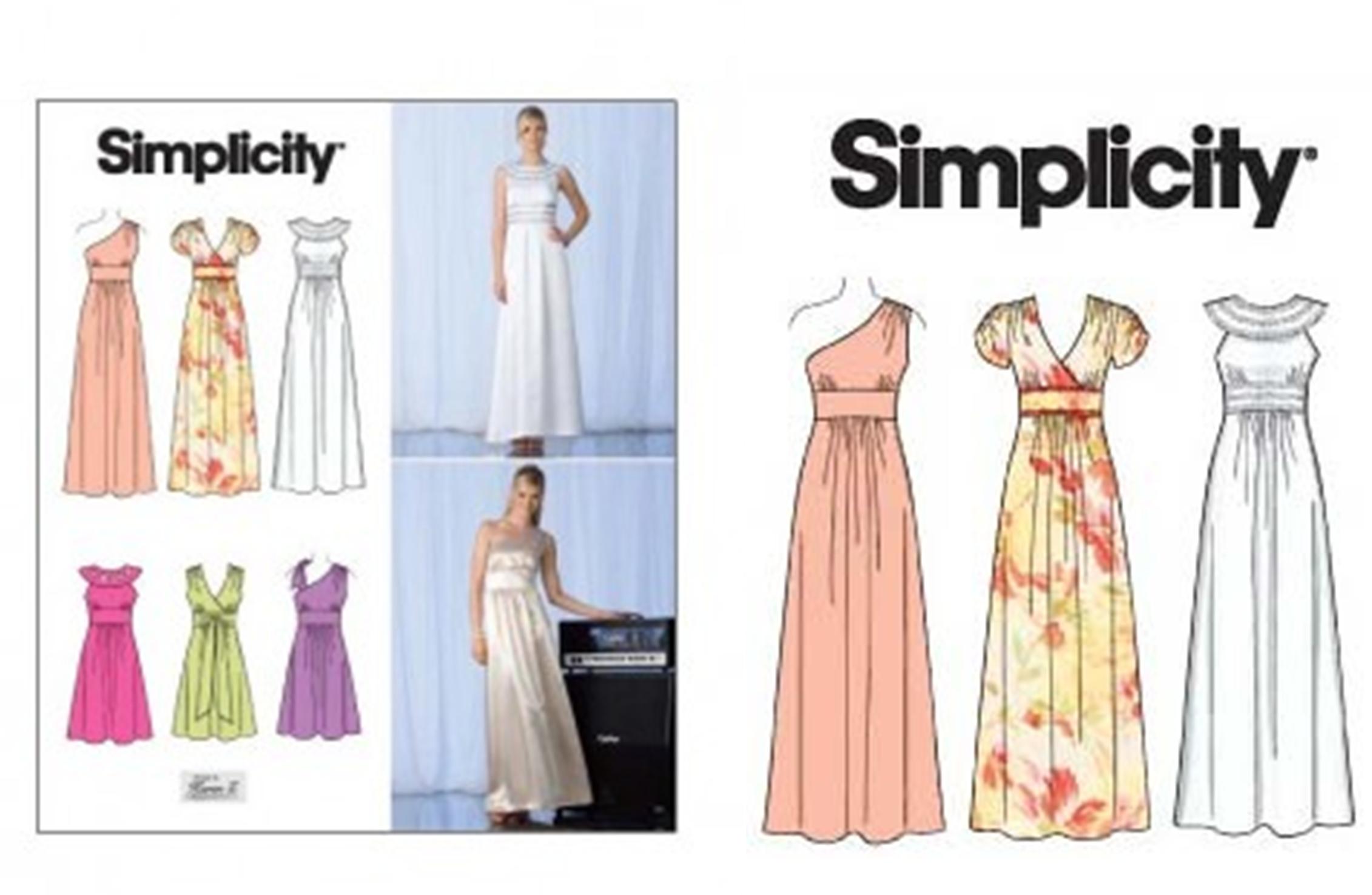 simplicty sewing pattern from abakhan prize for aug inspiration challenge