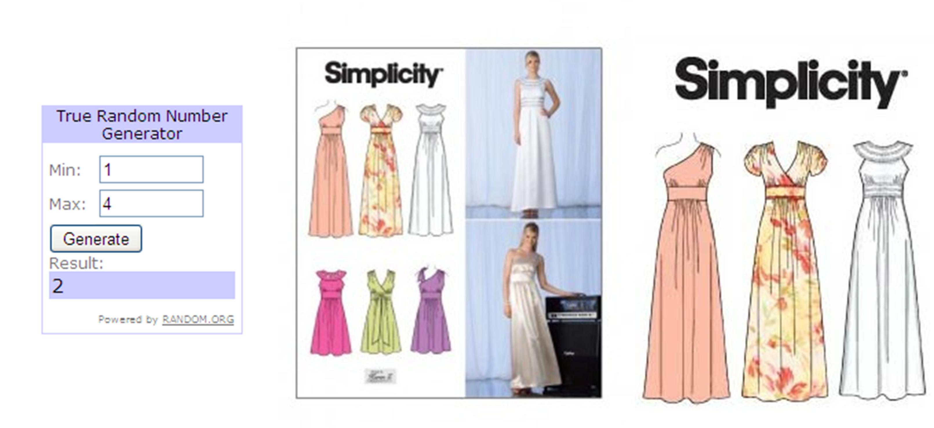 inspiration challenge for august 2013 vintage wedding dress winning simplicity sewing pattern prize winner