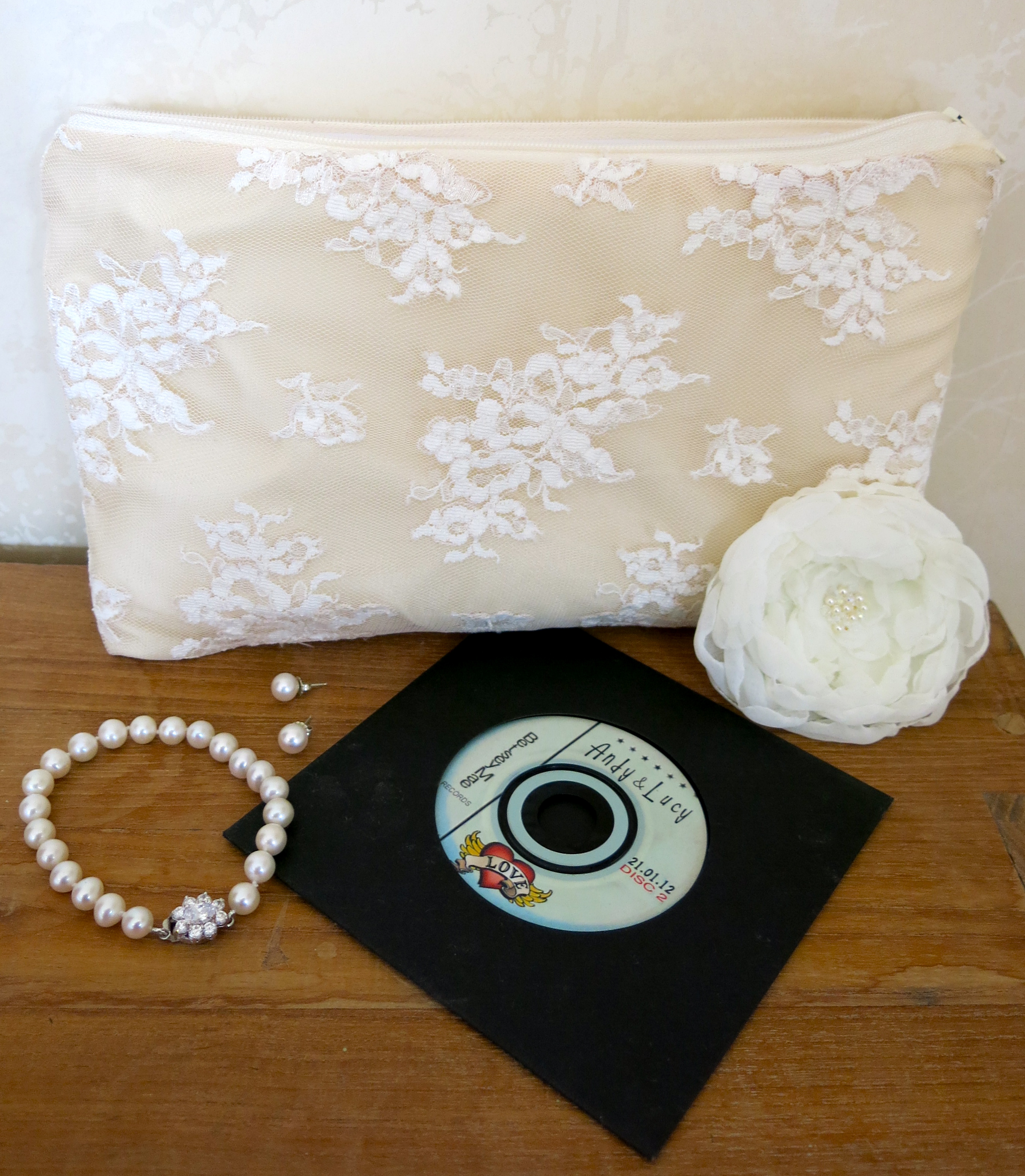 Inspiration Challenge wedding dress theme handmade bag by LucyLovesya blog