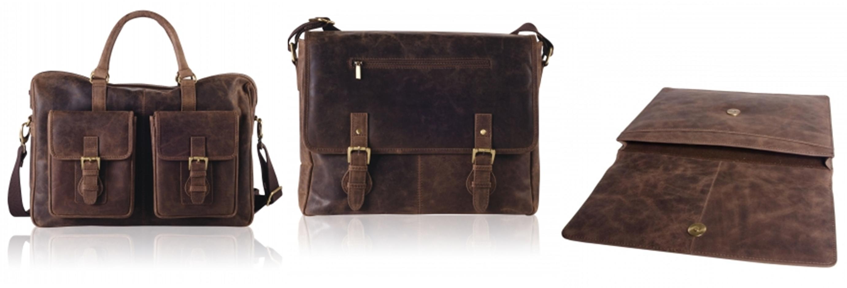distressed leather laptop bag holdall and satchel from teals boutique