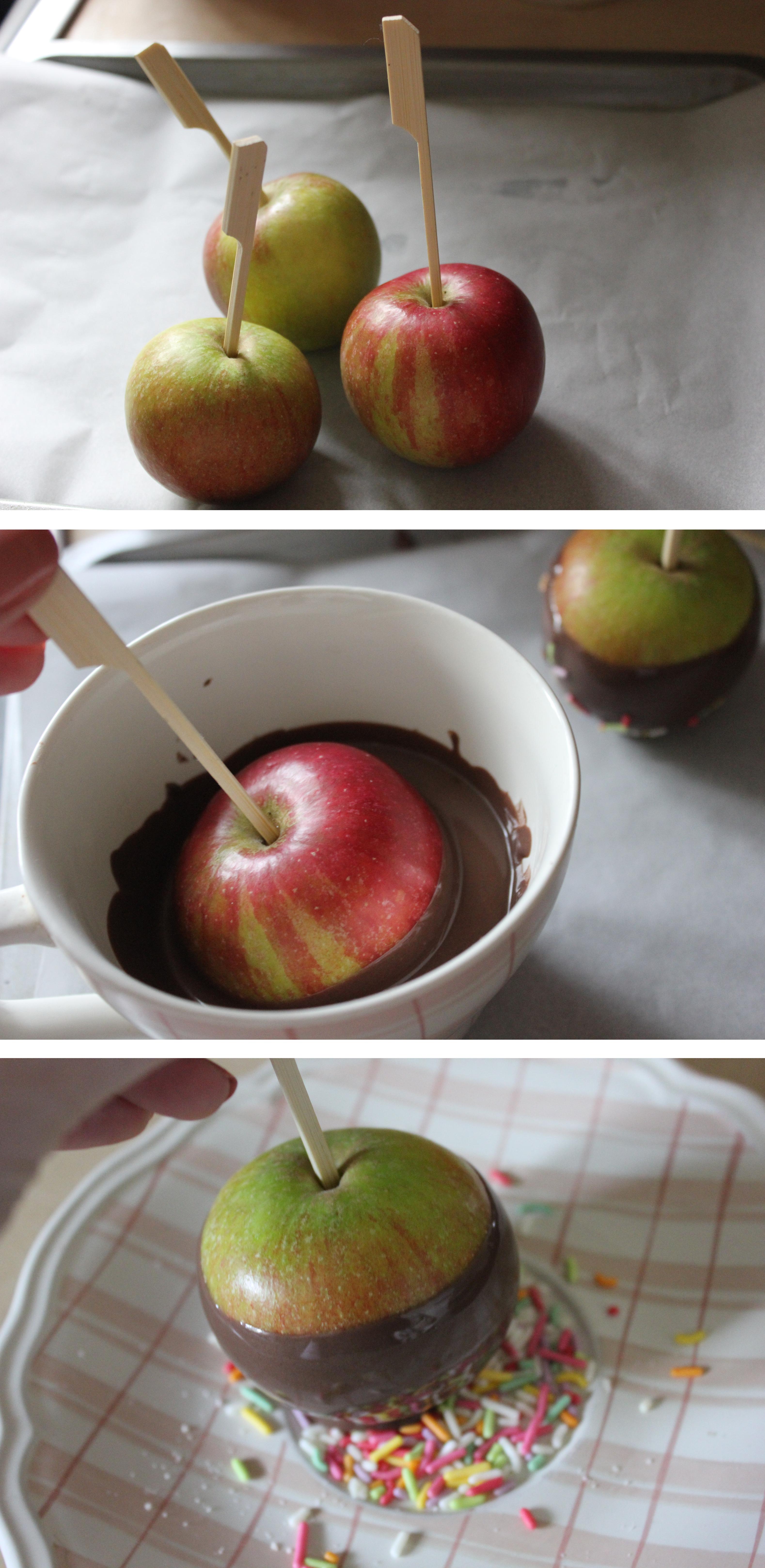 pieday friday recipe for chocolate apples for national choc week