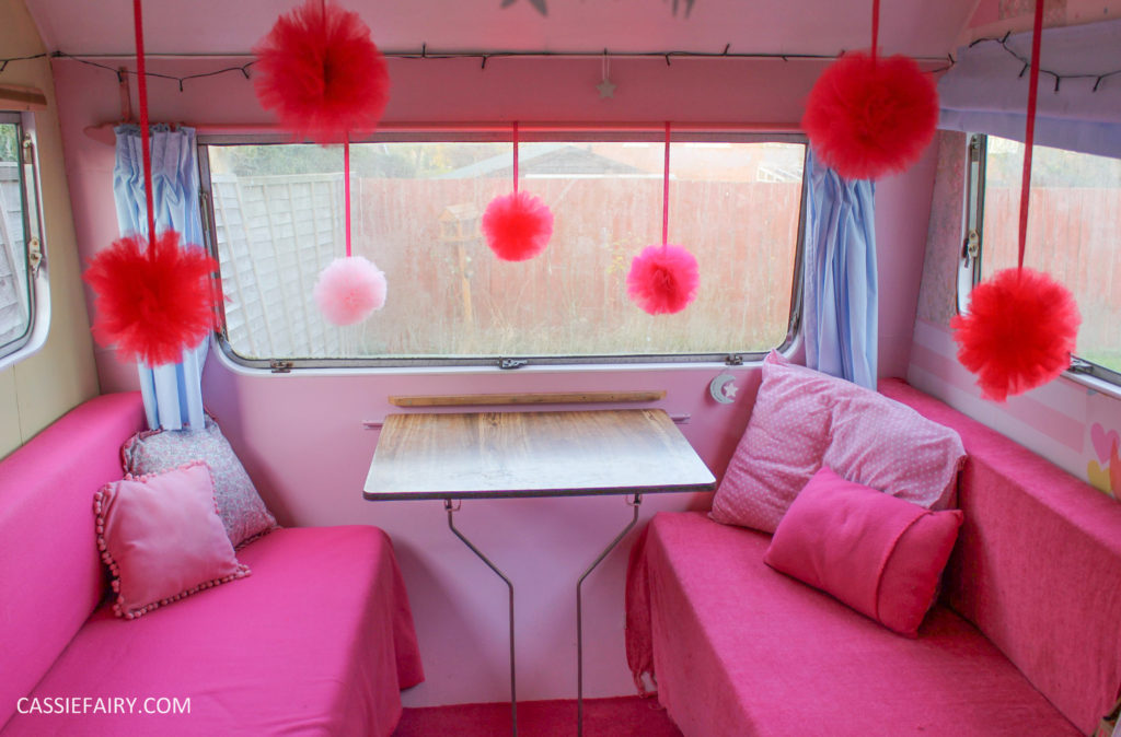 Cassie Fairy Caravan Alpine Sprite pom pom party decoratoins