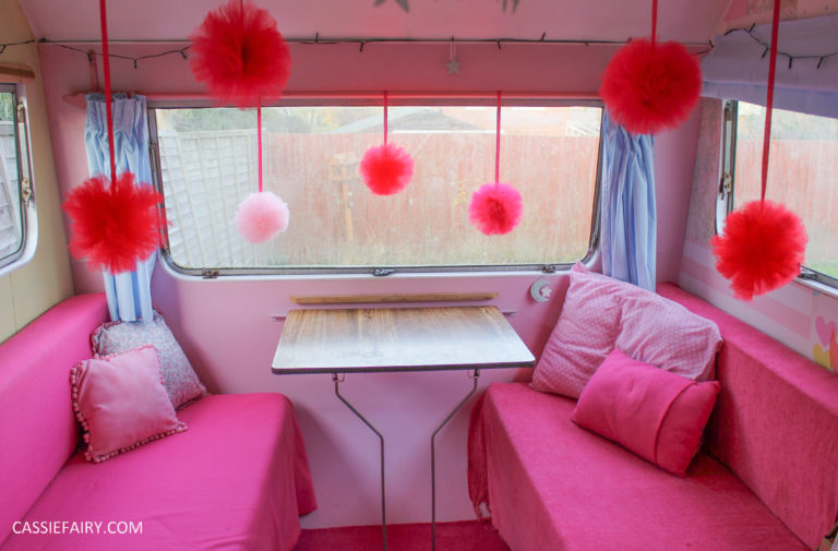 My vintage caravan ~ DIY pom-pom decorations | My Thrifty Life by ...