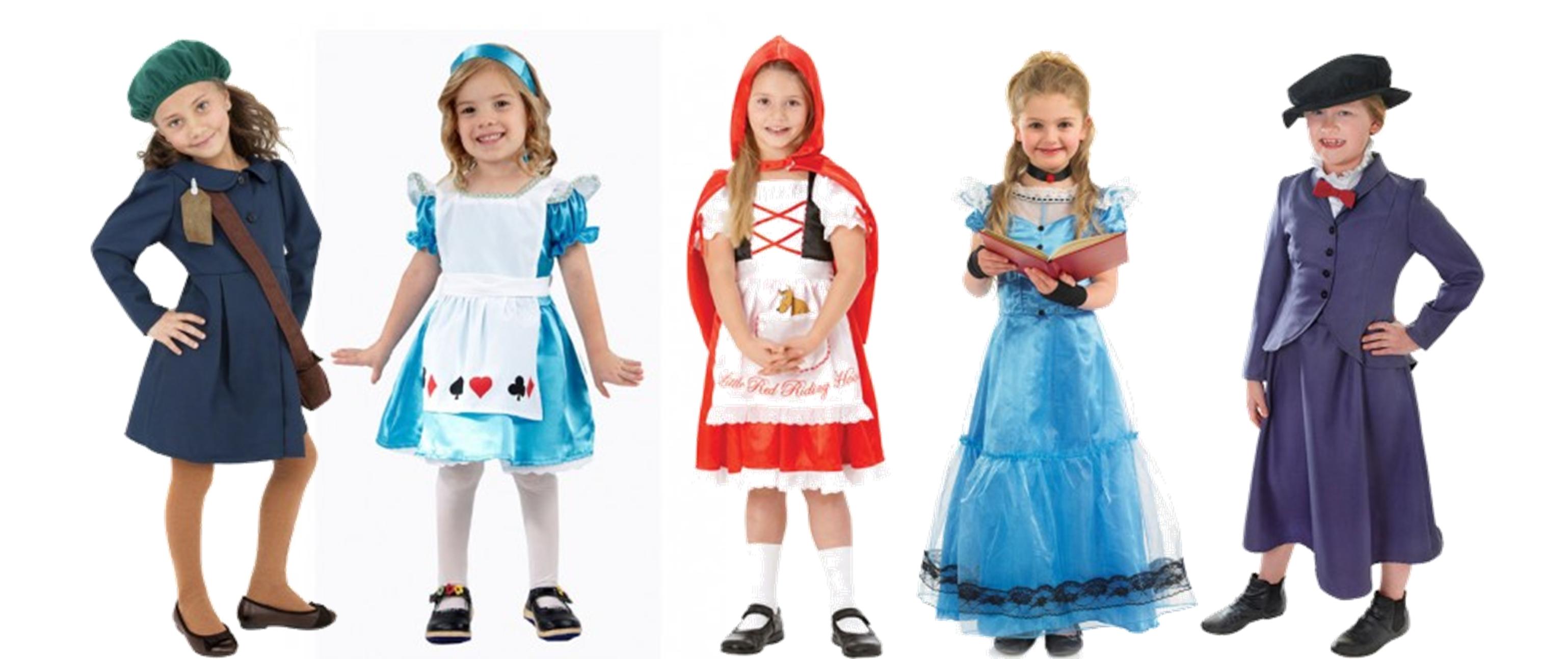 girls fancy dress for book week and world book day