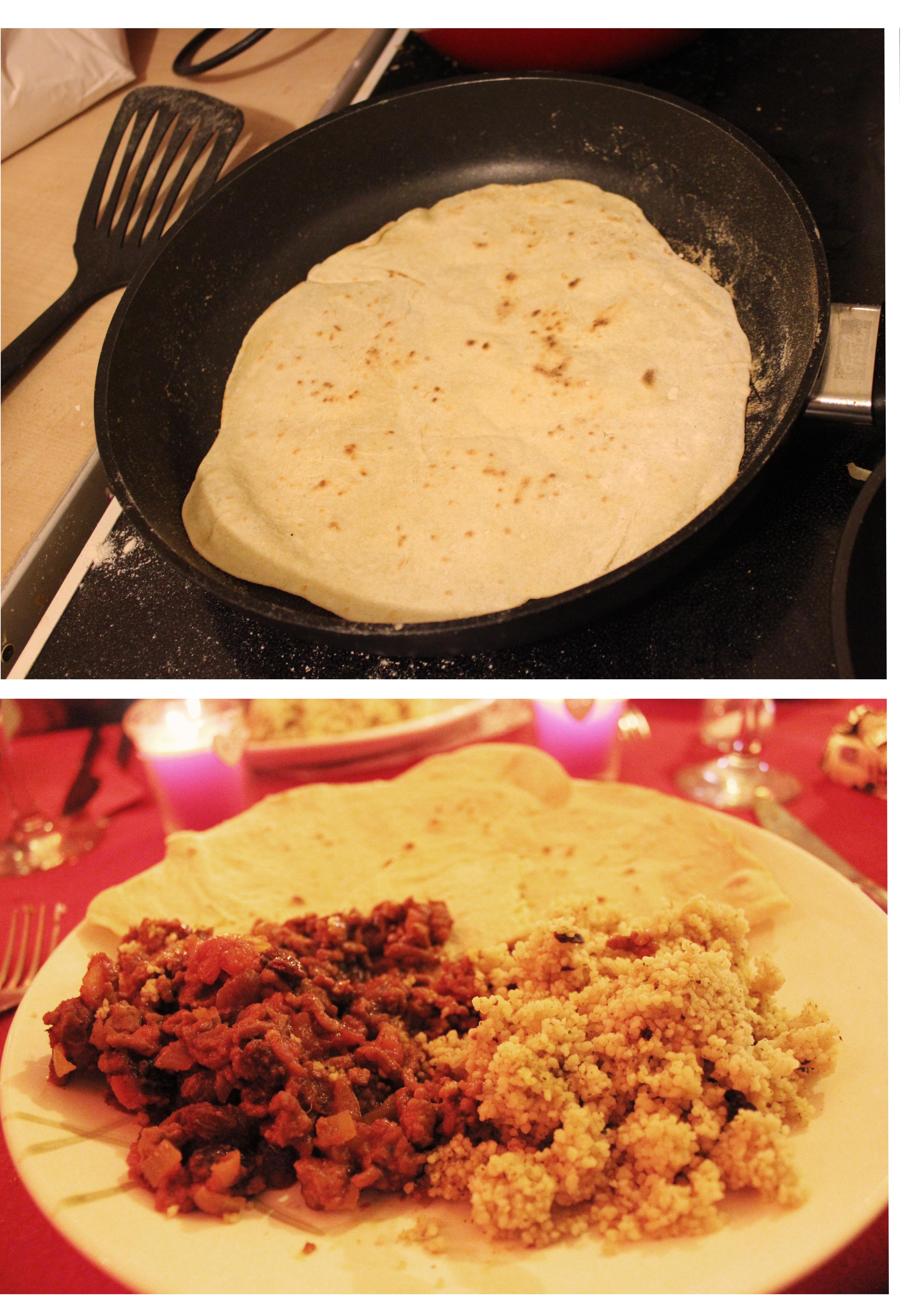 pieday friday recipe - how to make a lamb tagine and tortilla bread