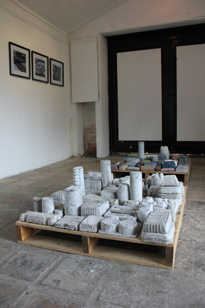 Caroline Wiseman south lookout tower gallery installation by Andy Greenacre 2014 VOID - The Landscape of Waste Packaging
