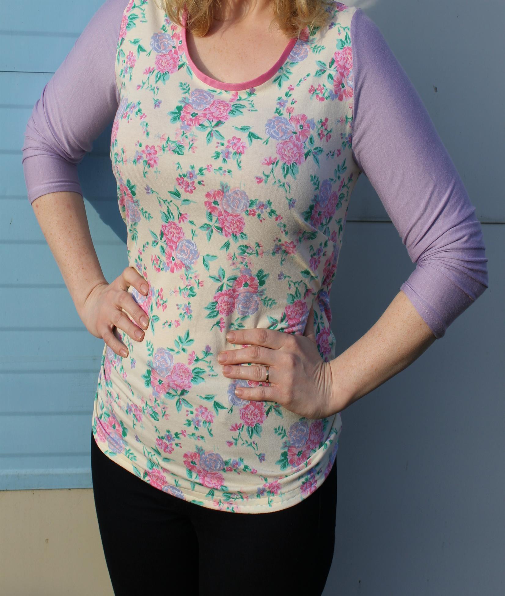 DIY summer top sewing project