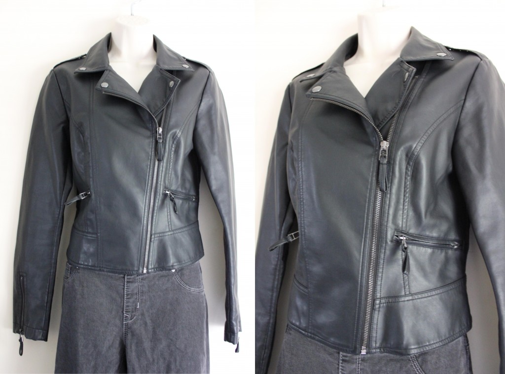 thrifty fashion looks - styling a black leather jacket four ways