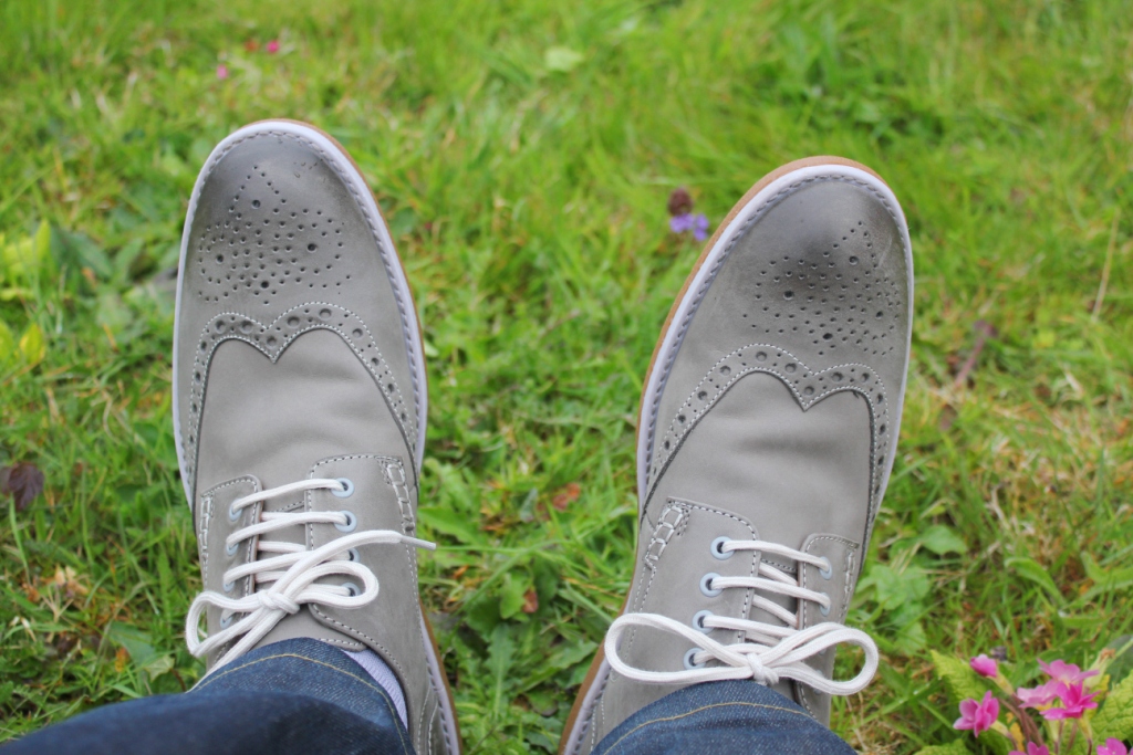 tuesday shoesday mens shoes grey farli limit brogues from clarks