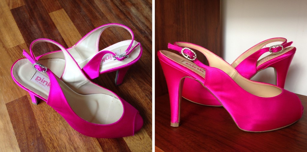 ATTWAH favourite hot pink wedding shoes