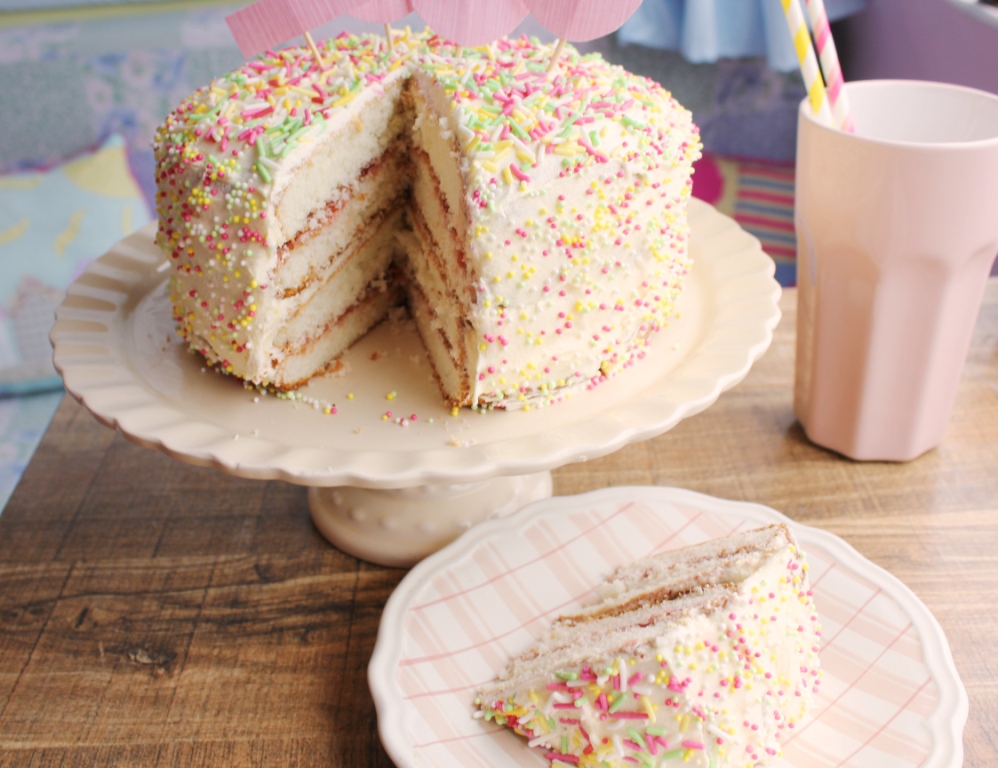 Rainbow sprinkles birthday cake recipe
