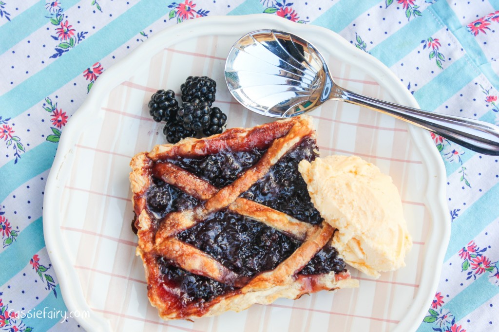 Blackberry tart - jam and pastry recipe