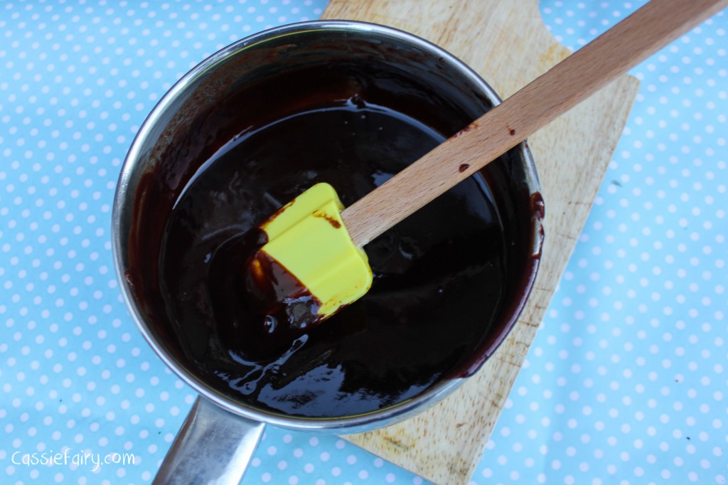 Step by step recipe for chocolate glaze-2