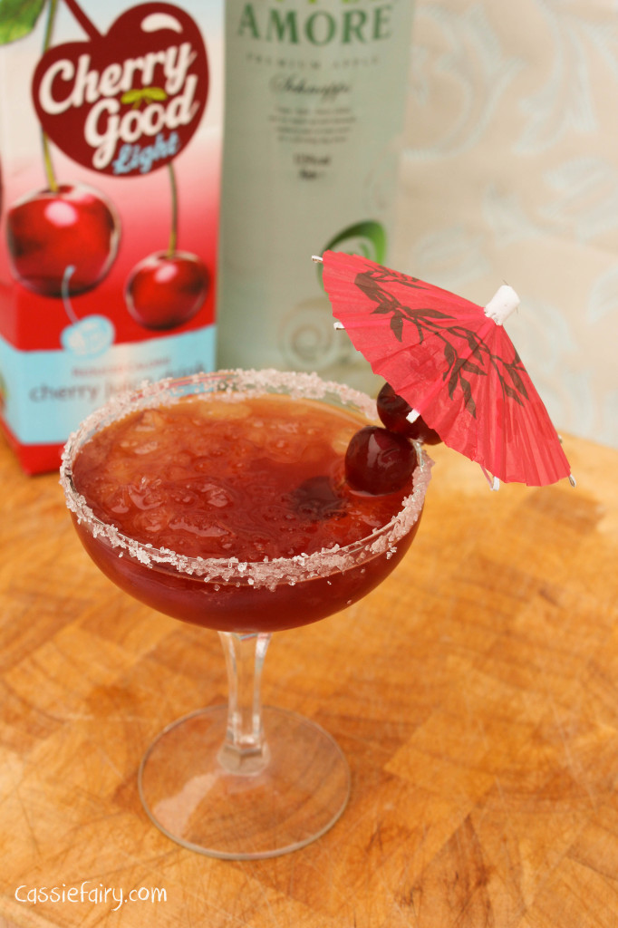 cherry apple juice cocktail recipe