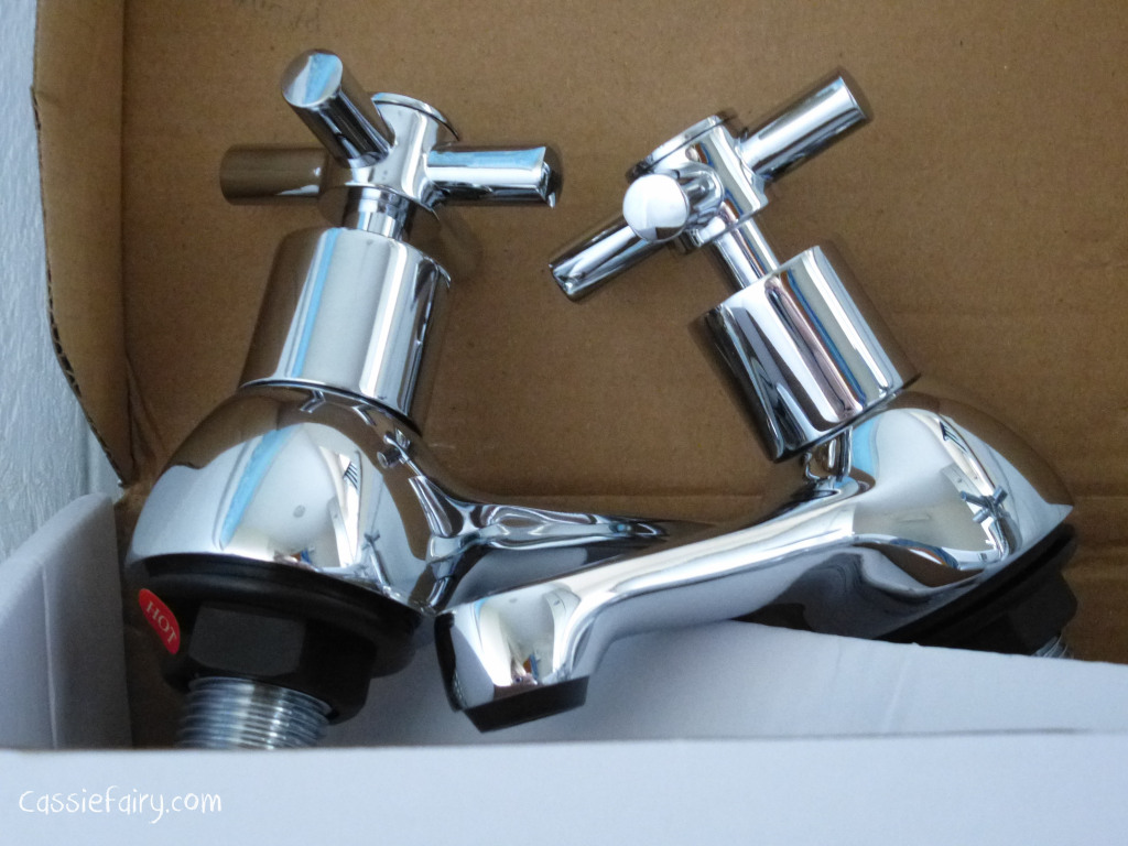DIY fitting new taps to makeover a bathroom sink