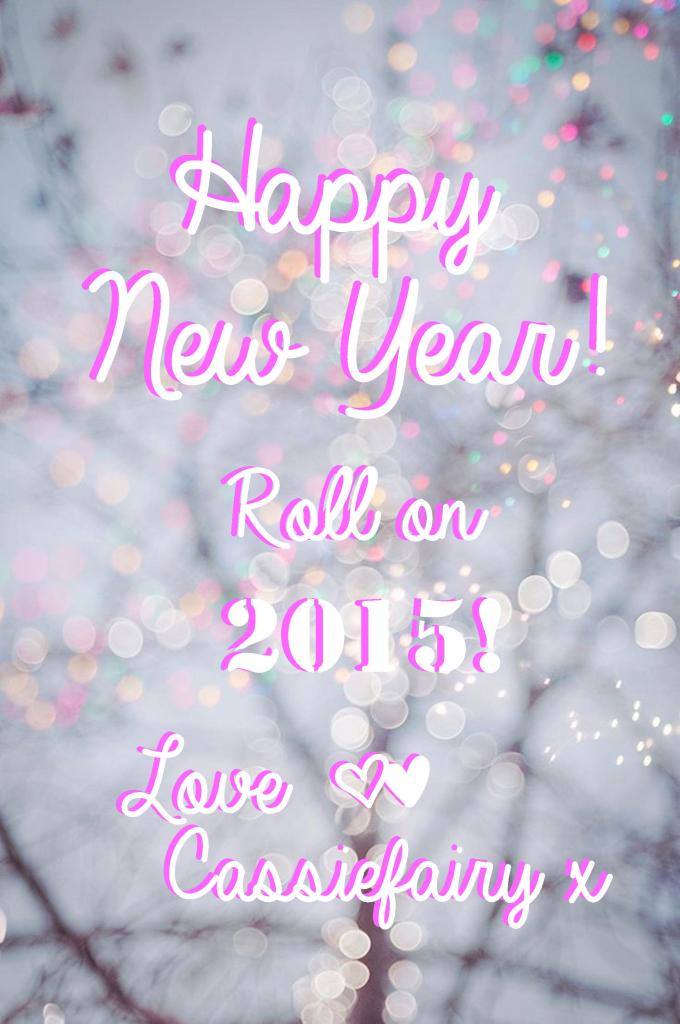 happy new year 2015 from cassiefairy