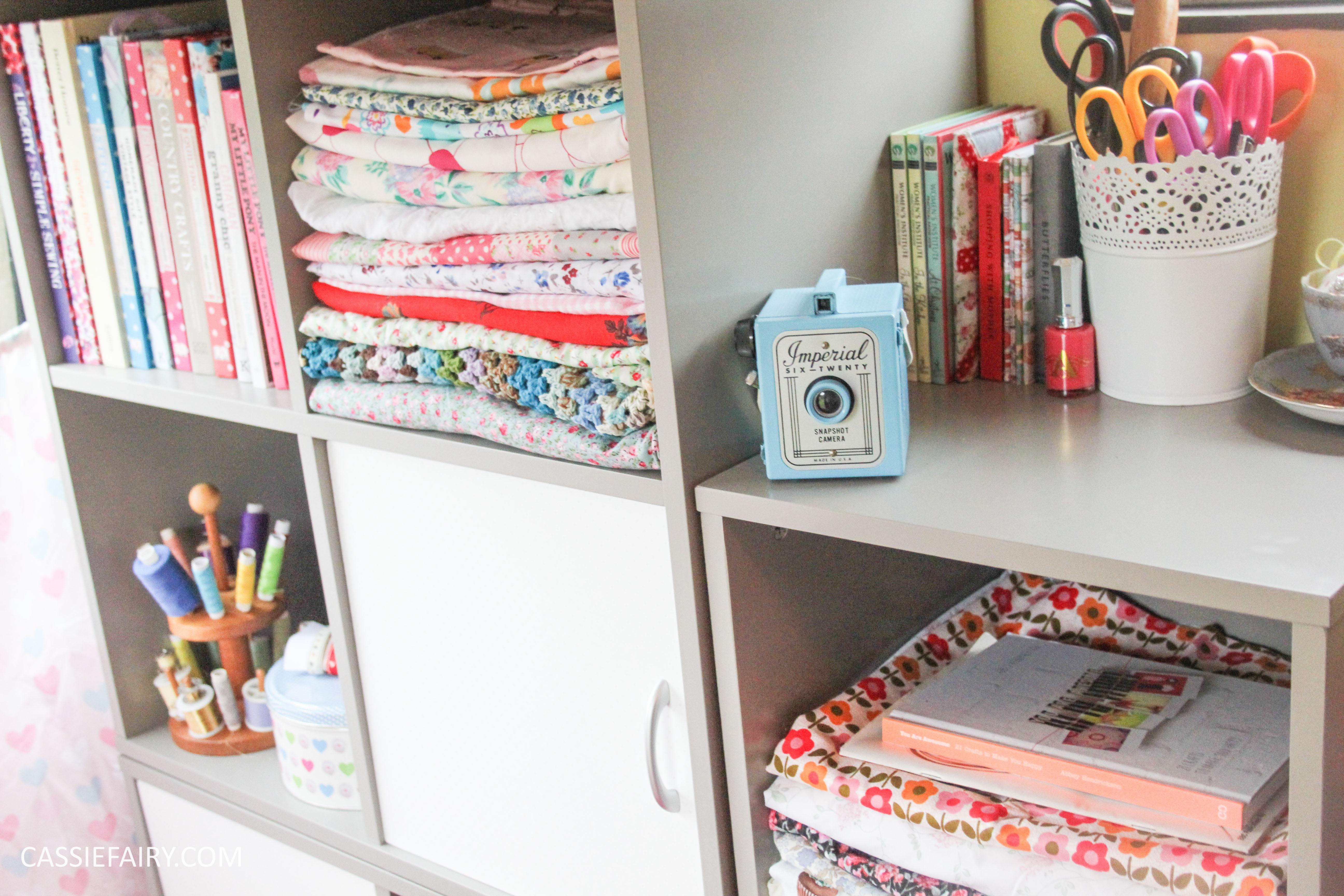 Sewing Room tips -Fabric storage