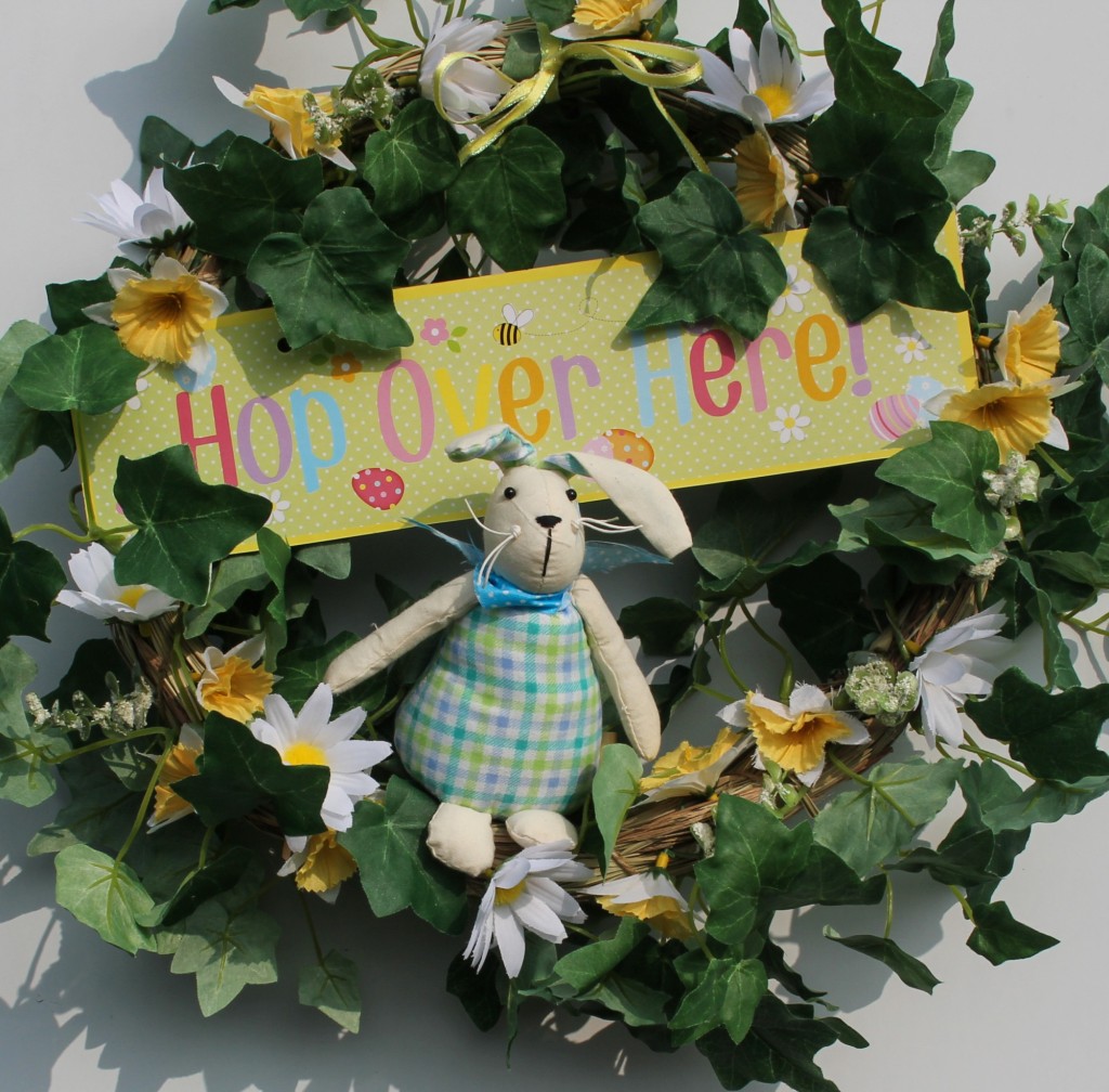 diy spring wreath for easter by Cassiefairy