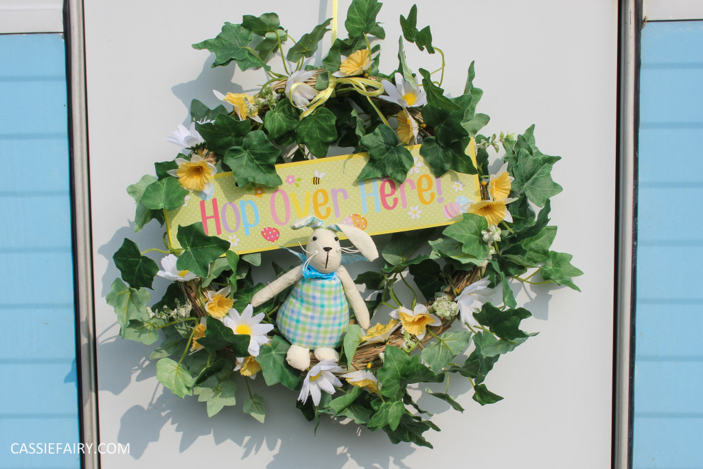 diy spring wreath project for easter