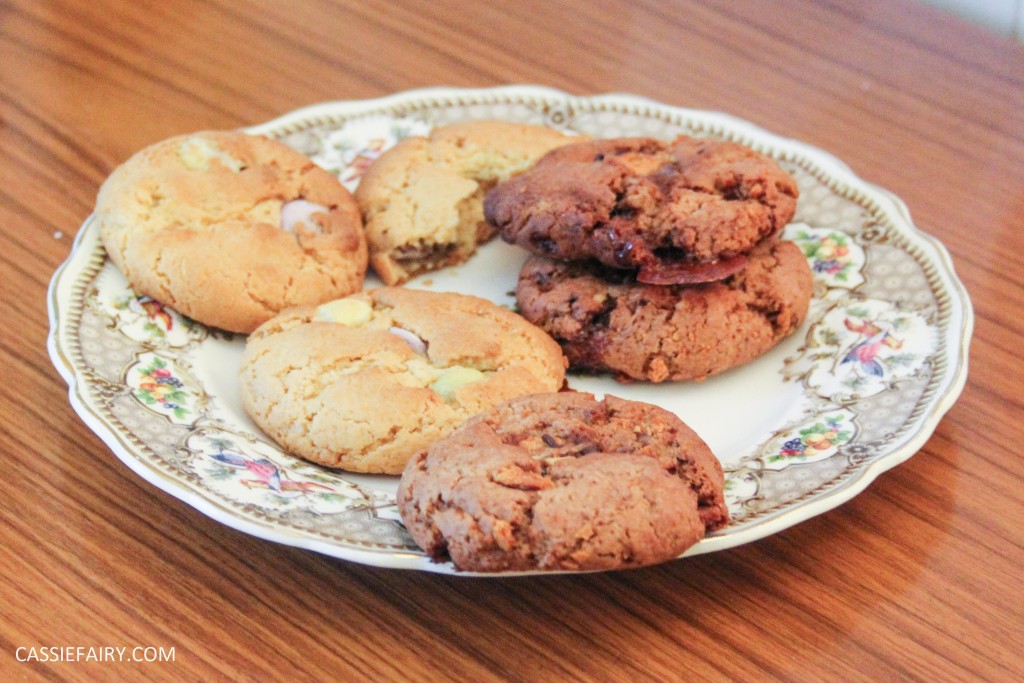cassiefairy pieday friday blog recipe chocolate smarties cookies diy-9