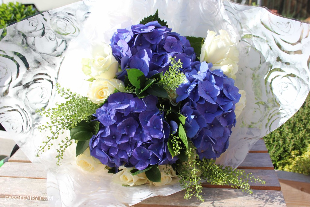 flower bouquet inspiration blue hydrangea and rose_-3