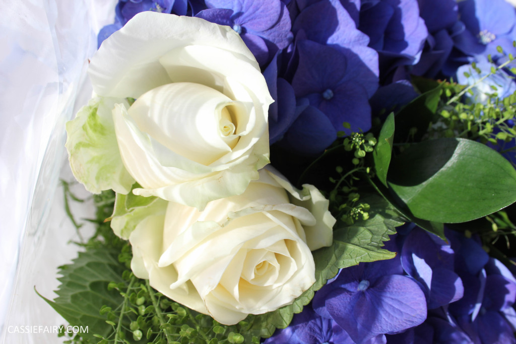 flower bouquet inspiration blue hydrangea and rose_-4