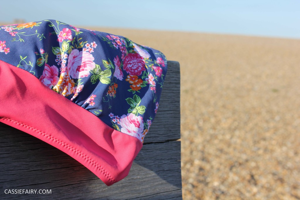 DIY design your own swimwear floral tankini-10