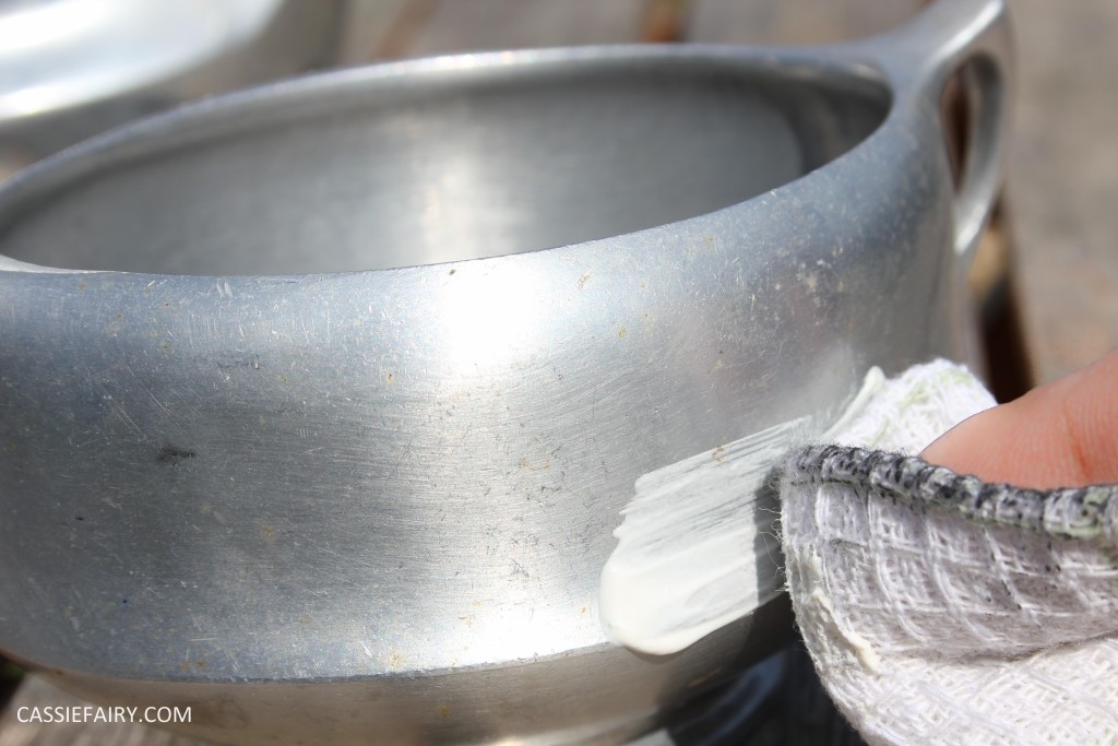 DIY polishing midcentury modern silvertea set picquot ware teapot-11