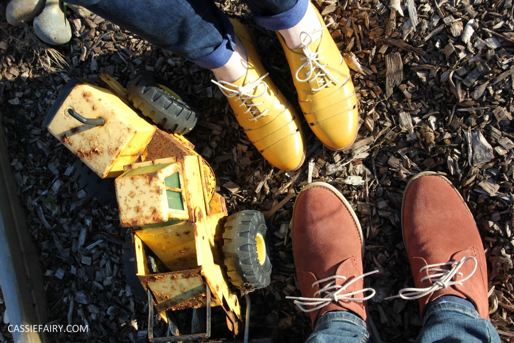 his and hers shoes mustard and rust from clarks summer sale 2015-6