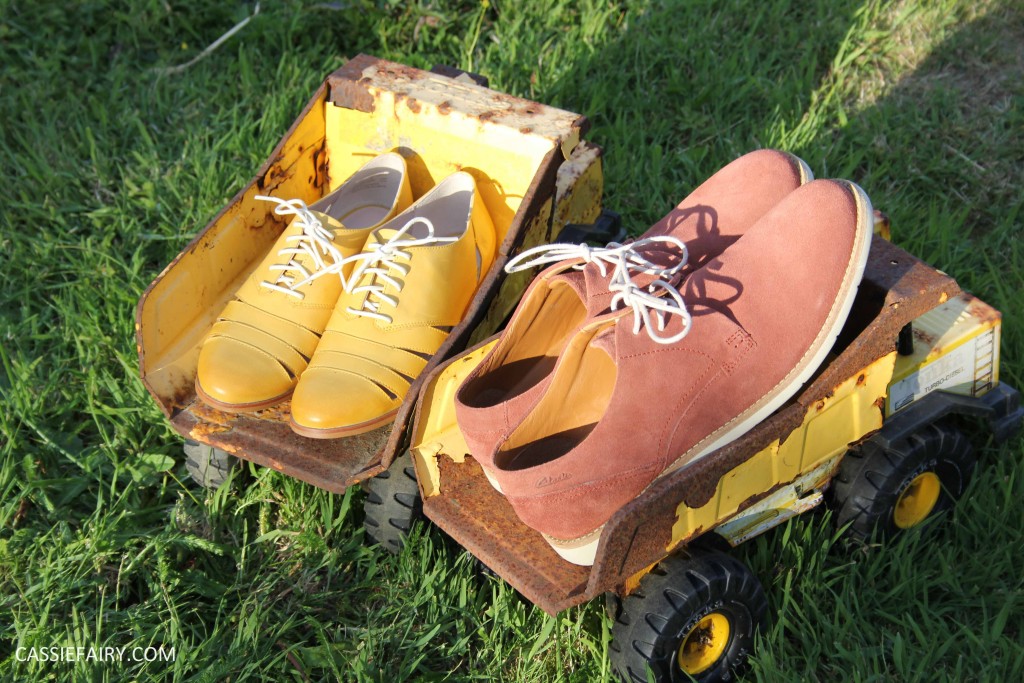 his and hers shoes mustard and rust from clarks summer sale 2015-9