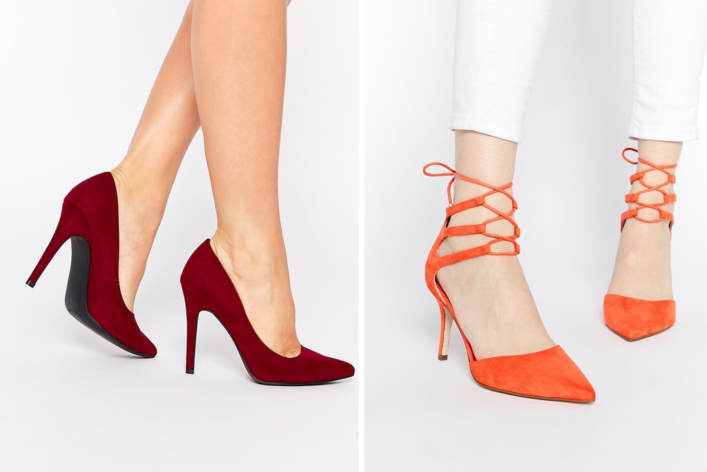 suede shoes new season autum trend from asos new look heels