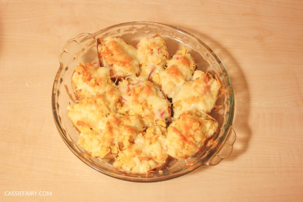 primula evening snack recipe loaded ham and cheese potato skins-10