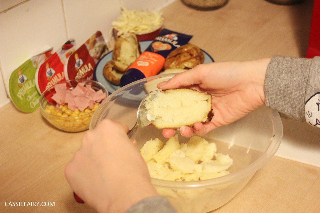 primula evening snack recipe loaded ham and cheese potato skins-3