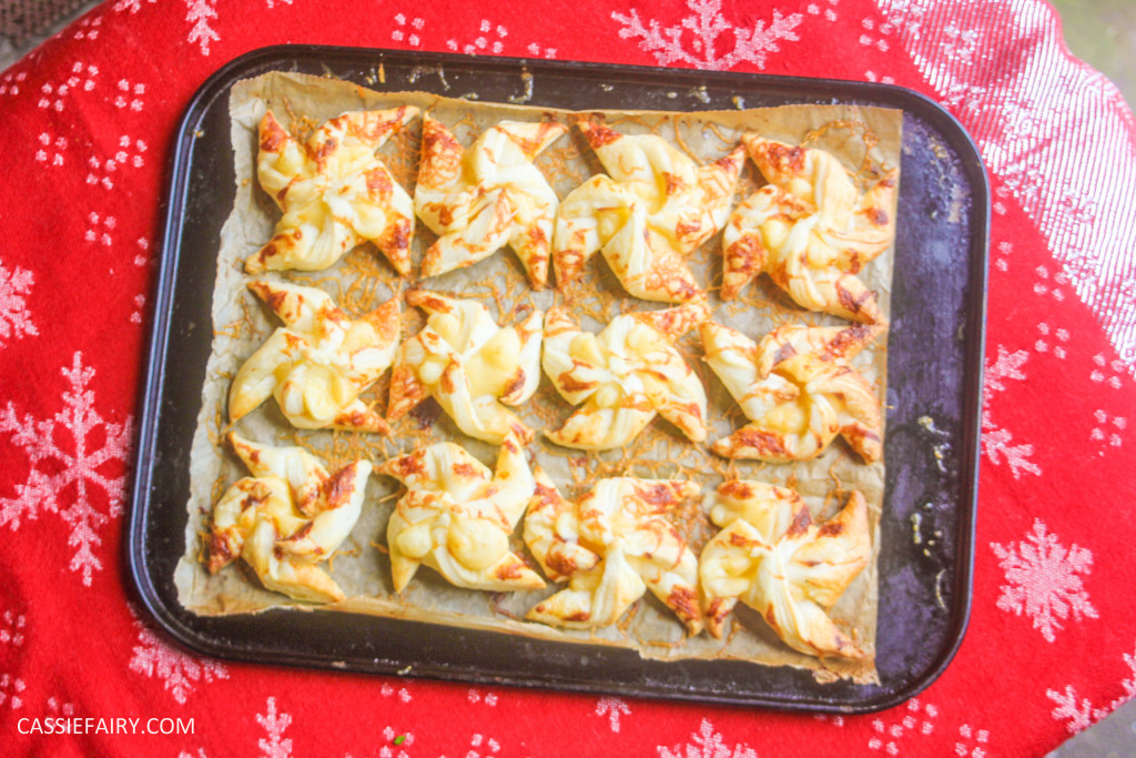 cheesy christmas star pastry party nibbles recipe primula_-17