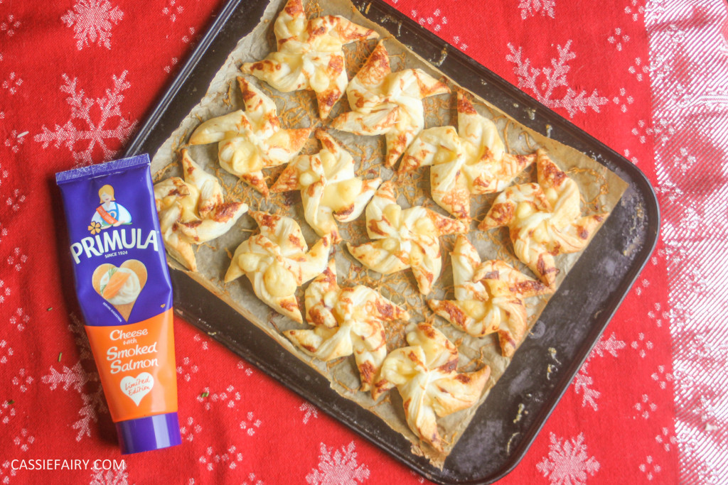 cheesy christmas star pastry party nibbles recipe primula_-19