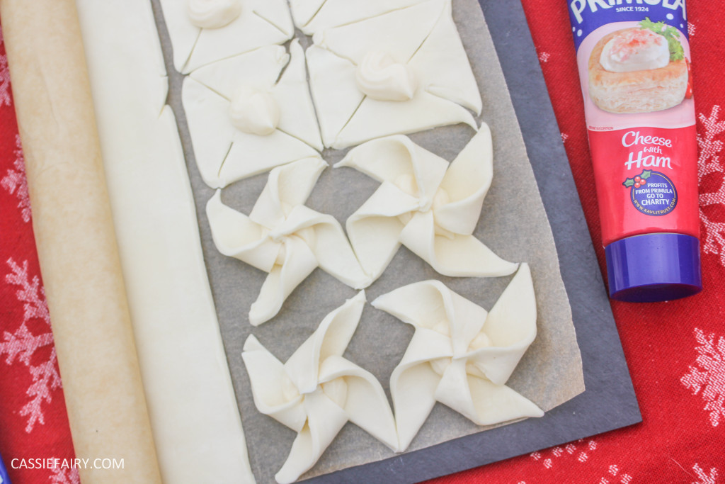 cheesy christmas star pastry party nibbles recipe primula_-9