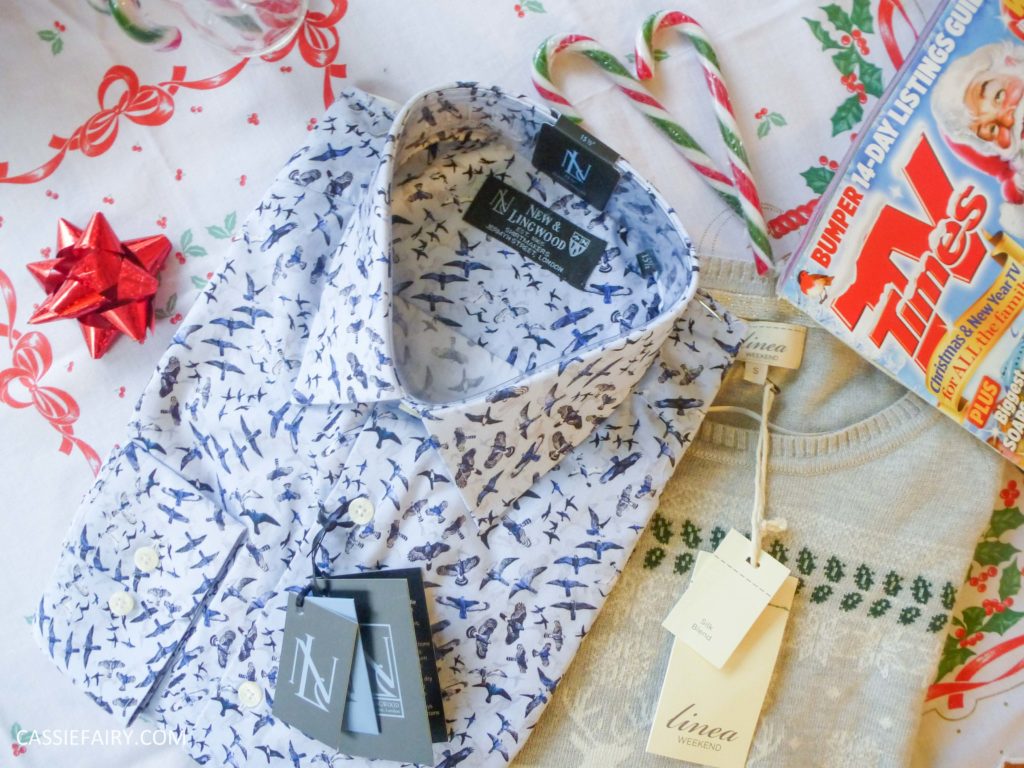 christmas jumper festive gift inspiration shirt text santa