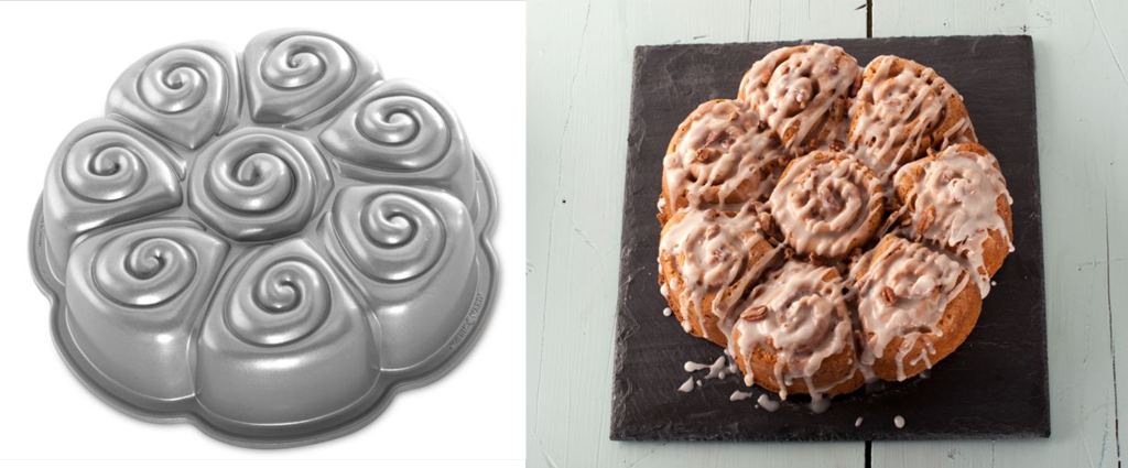 what cake comes from what tin cinnamon buns
