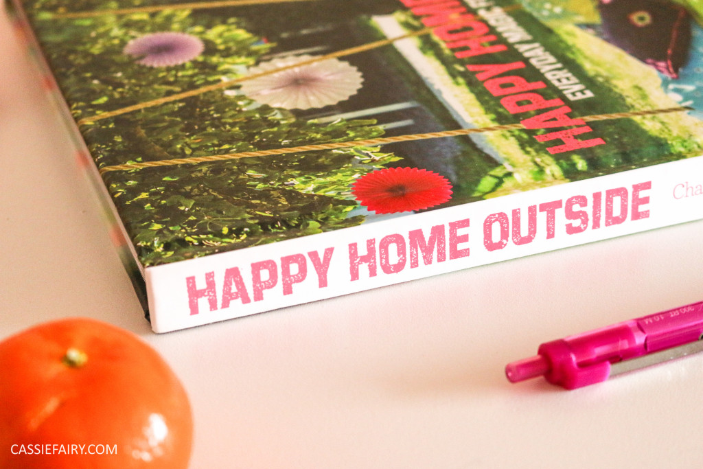 happy home outside book review garden inspiration summer party