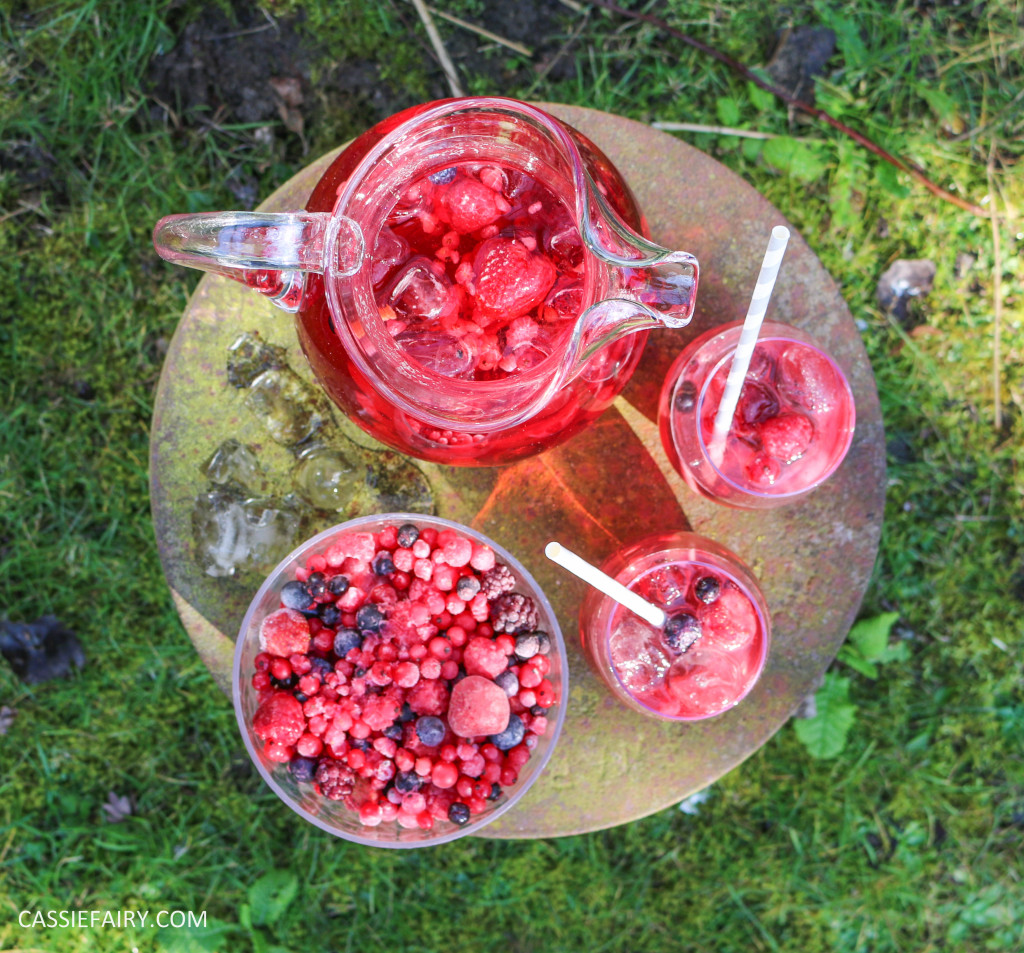 summer fruit punch recipe cranberry raspberry fizz for easter-8