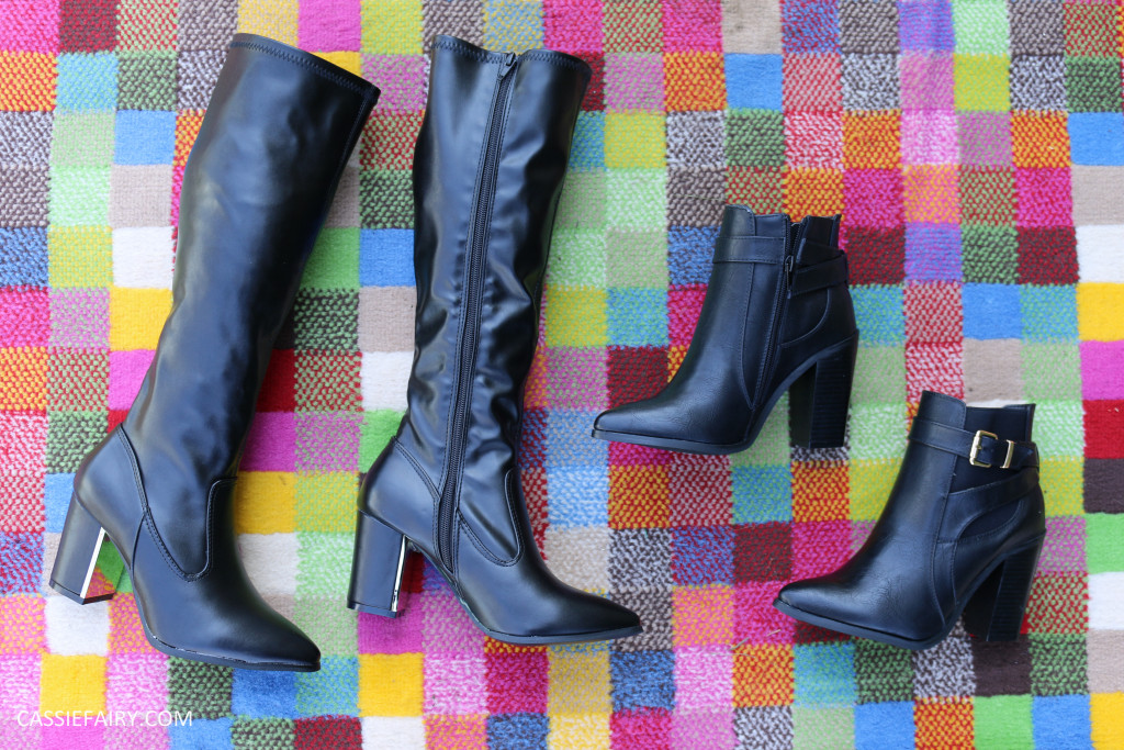 tuesday shoesday knee high boots v ankle boots blog review