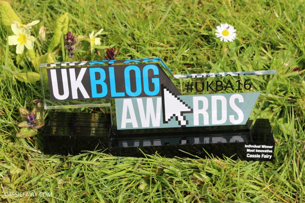 uk blog award winner 2016 most innovative cassiefairy