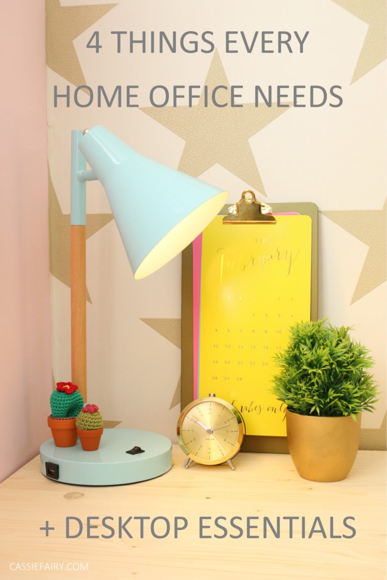 My home office makeover Desktop essentials My Thrifty Life by