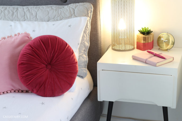 How to make midcentury modern bedside tables from an old chest of