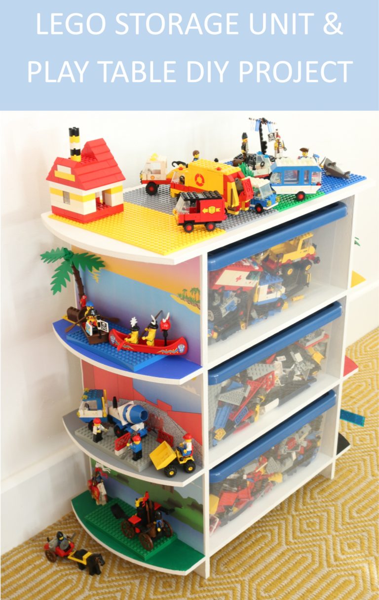 DIY Upcycled toy storage unit & play table | My Thrifty Life by Cassie ...