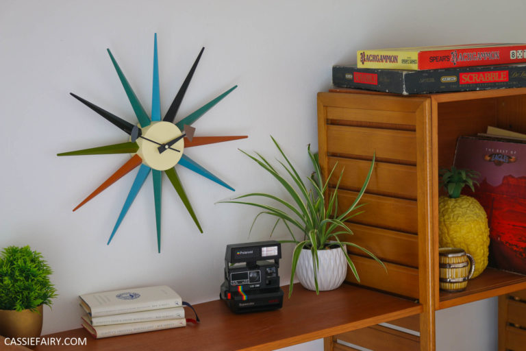 Interior design inspiration Midcentury modern clocks My Thrifty