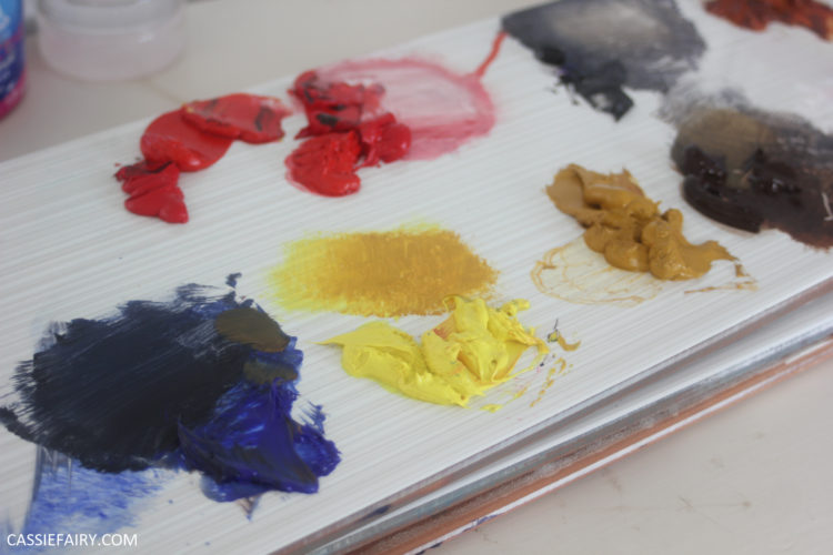 How to host a creative & fun Bob Ross painting party on a budget My